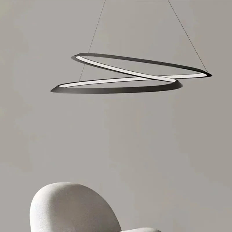 Lustre LED suspendu au design moderne - vue 7 sur 15