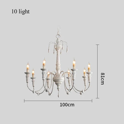 lustre en bois massif pour décoration intérieure et éclairage - vue 7 sur 10