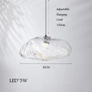 lustre en verre design nuage pour intérieur décoratif lumineux
