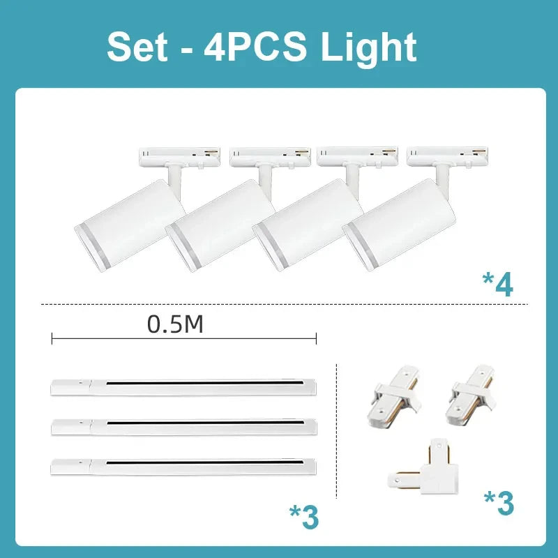 spot led sur rail pour magasin et décoration intérieure - vue 11 sur 19
