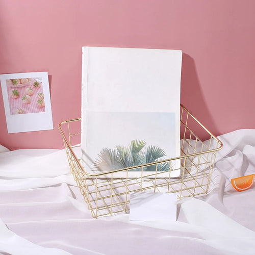 panier de rangement en fer pour toutes les pièces - vue 5 sur 6