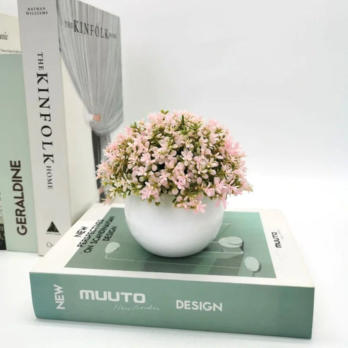 mini plantes artificielles en pot pour décoration intérieure et extérieure - vue 12 sur 11