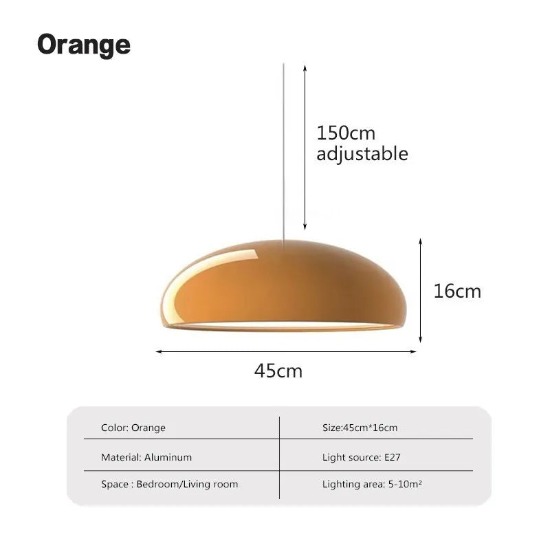 suspension led nordique macaron luminaire suspendu éclairage maison - vue 12 sur 21