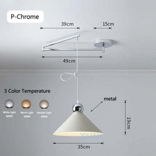 lustre led avec bras réglable pour bar et restaurant - vue 19 sur 25