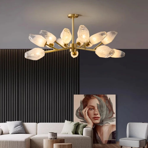 lustre moderne luminaire suspendu pour éclairage intérieur - vue 3 sur 10