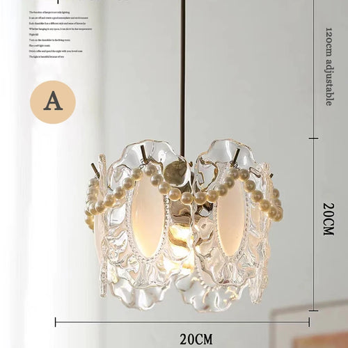 lustre moderne en verre design minimaliste pour intérieur élégant - vue 10 sur 9