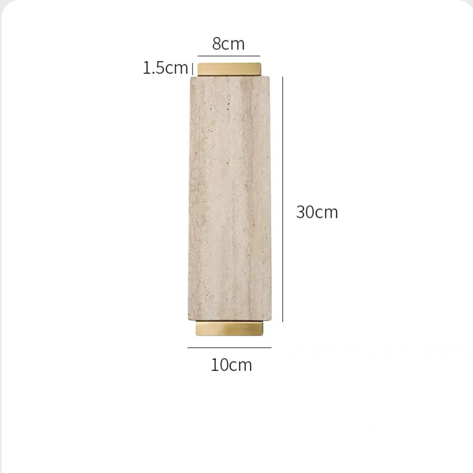 porte-brosse à dents en travertin luxe pour salle de bain - vue 10 sur 15