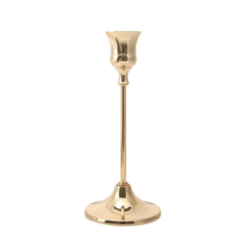kit de bougeoirs en laiton doré pour décorations festives - vue 20 sur 26