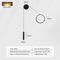 applique murale led moderne et simple pour intérieur