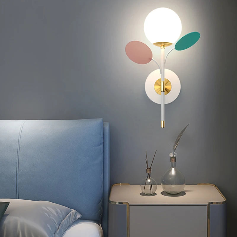 lustre led moderne atmosphérique nordique étoilé macaron créatif - vue 6 sur 16