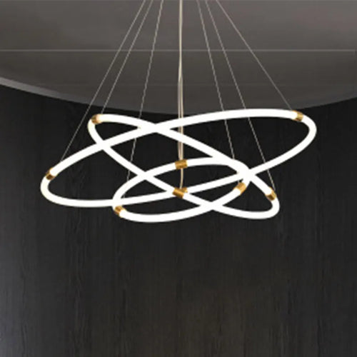 lustre moderne lumineux pour cuisine et salle à manger - vue 4 sur 5