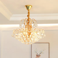 lustre en cristal moderne pour intérieur design et élégant