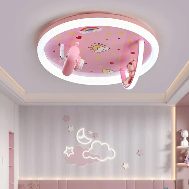 plafonnier enfant astronaute lampe mignonne décorative et chaleureuse - vue 3 sur 8
