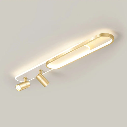 lampe de plafond moderne à leds avec projecteur décoratif - vue 2 sur 12
