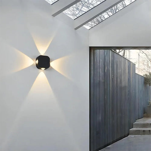 applique murale led étanche moderne pour intérieur extérieur décoratif - vue 4 sur 9