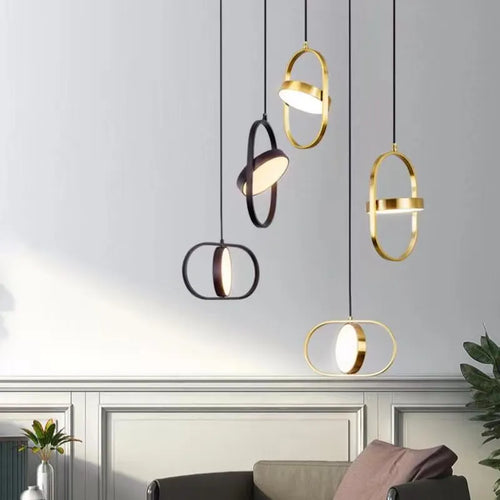 Plafonnier led rotatif au design moderne - vue 2 sur 10