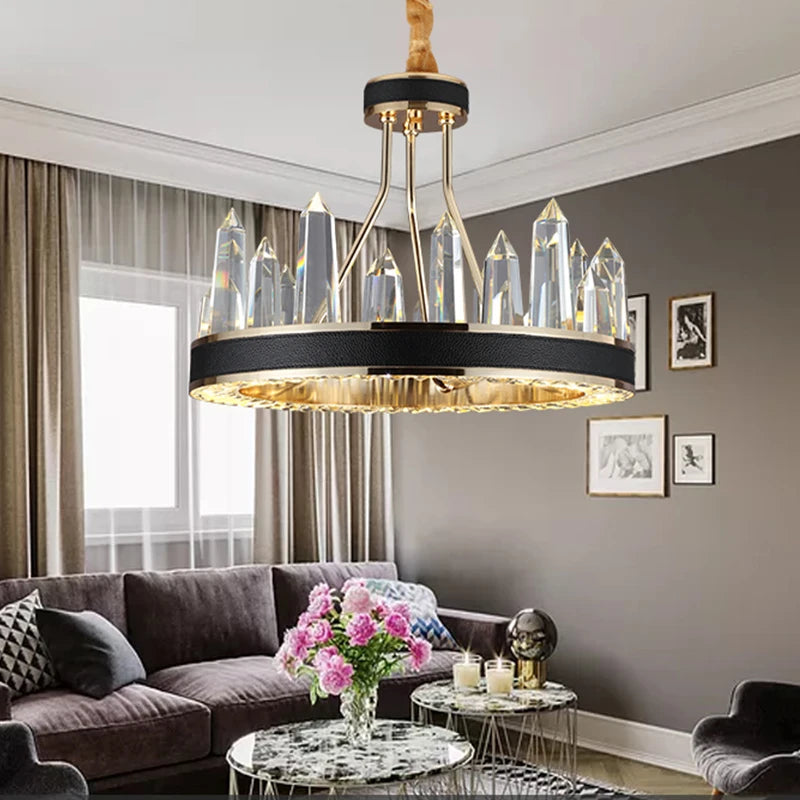 suspension en cristal transparent pour une décoration moderne - vue 6 sur 11