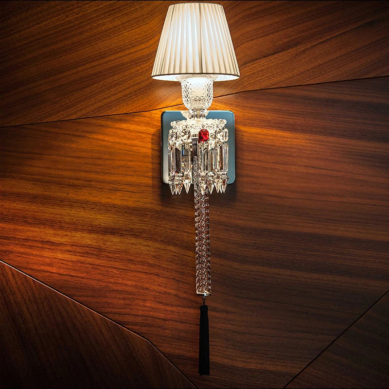 applique murale moderne à led en cristal pour intérieur design - vue 6 sur 8