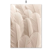 plante orchidée plume art mural pour décoration intérieure