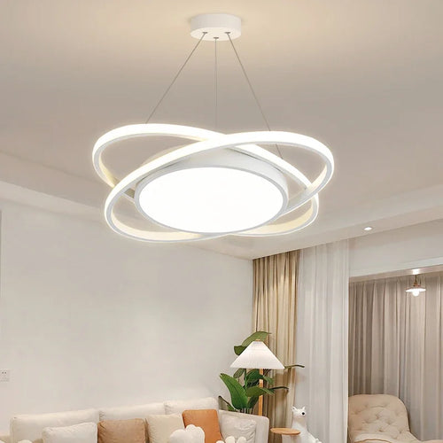plafonnier led suspendu design moderne pour intérieur décoratif - vue 6 sur 18