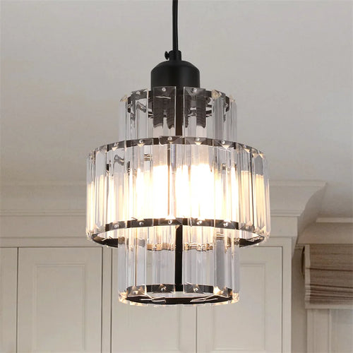 Lustre moderne K9 cristal Led lumiere - vue 3 sur 9