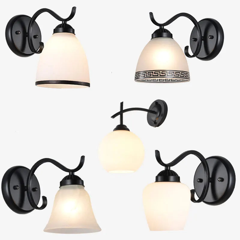 applique murale led rétro nordique moderne pour décoration intérieure - vue 2 sur 16