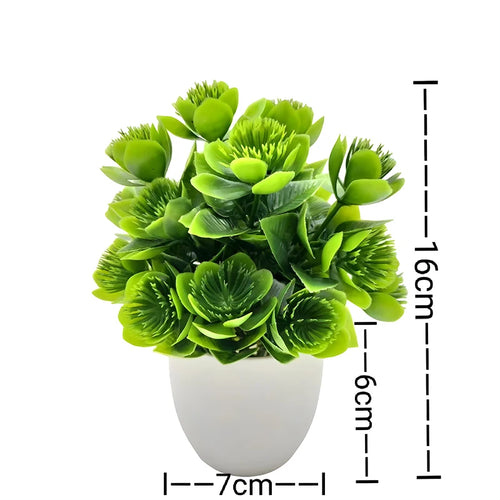plante artificielle en pot pour décoration de bureau et jardin - vue 27 sur 45