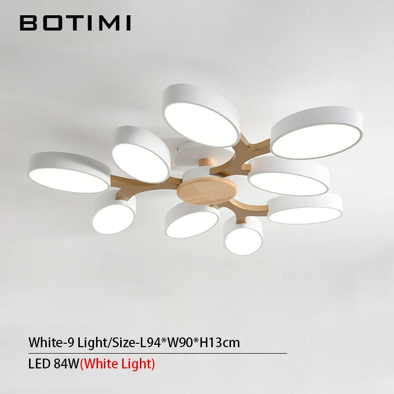 plafonnier LED gris en forme d'arbre - vue 15 sur 32