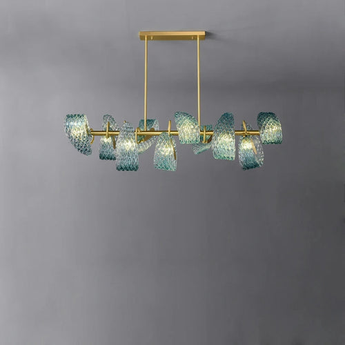 Suspension modernes en verre bleu lampes suspendues design pour couloir Bar chambre lustre Suspension Luminaire éclairage - vue 6 sur 21