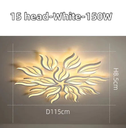 Plafond moderne à LEDs lampe chambre panneau plafonnier RC-dimmable luminaires salon éclairage intérieur salle à manger chambre cuisine - vue 17 sur 18