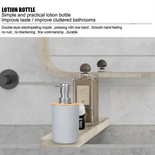 ensemble de rangement en plastique bambou pour salle de bain - vue 8 sur 8