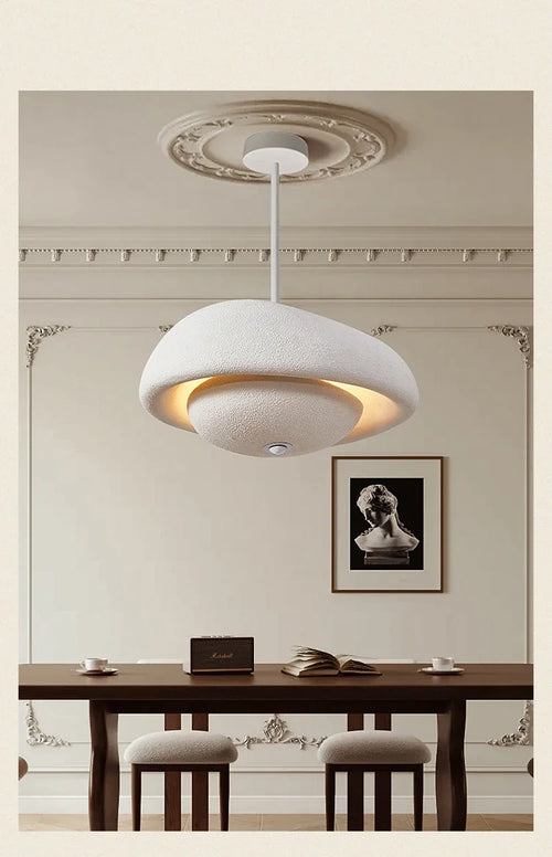 lustre moderne wabi-sabi pour décor créatif et écologique - vue 6 sur 8