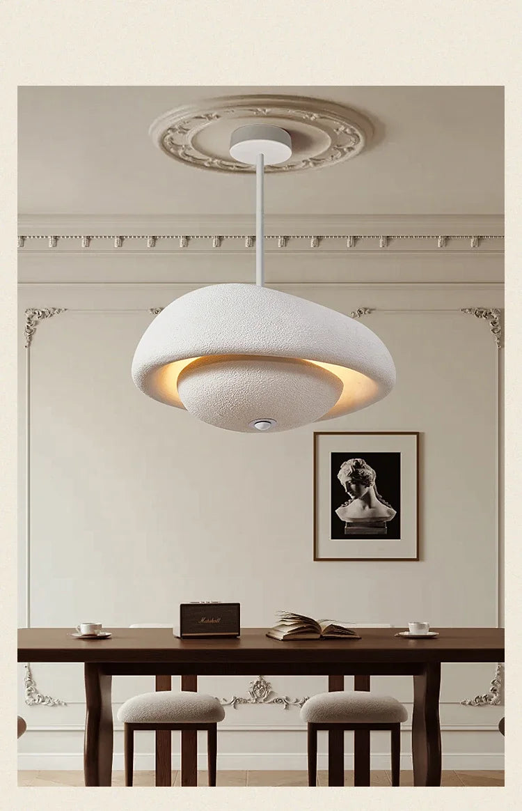 lustre moderne wabi-sabi pour décor créatif et écologique - vue 5 sur 8