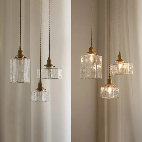 Suspension de luxe japonais en verre minimaliste - vue 7 sur 9