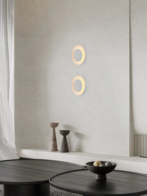 applique murale en plâtre design led moderne minimaliste créative - vue 3 sur 8