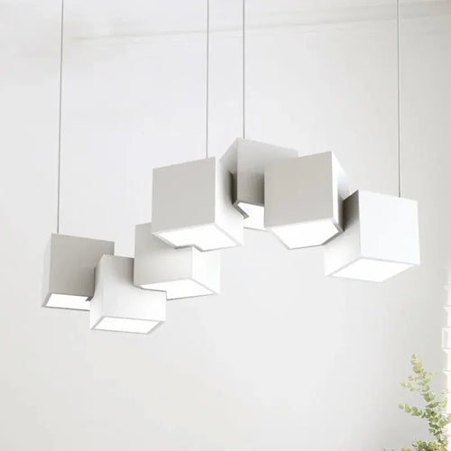2024 Magic Cube Led Creative Pendant Light Ceilng Hanging Lamp for Dining Room Living Room Light Fixture Samsarah Lighting - vue 2 sur 10