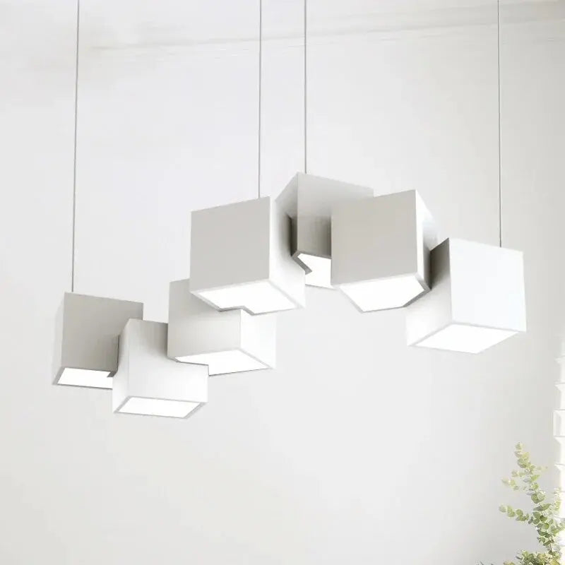 2024 Magic Cube Led Creative Pendant Light Ceilng Hanging Lamp for Dining Room Living Room Light Fixture Samsarah Lighting - vue 1 sur 10