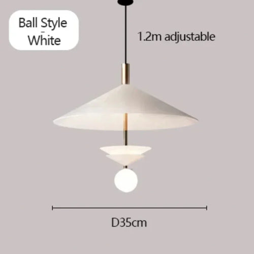 lustre moderne en métal design nordique pour éclairage intérieur - vue 11 sur 11