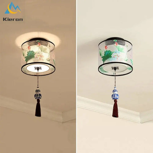 plafonnier led moderne simple lotus oiseau pour hôtel ktv - vue 5 sur 30