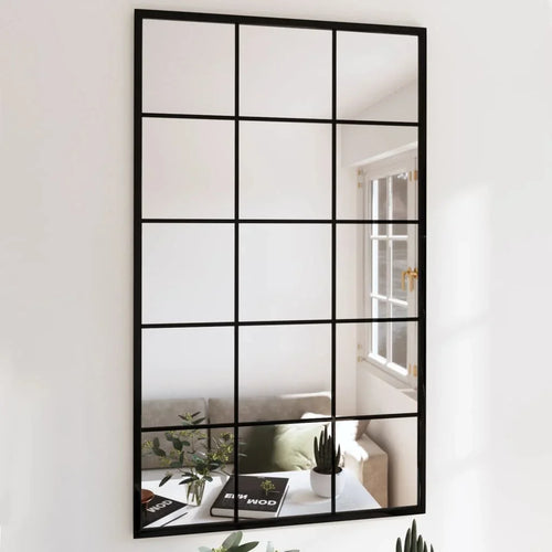 miroir mural verrière en métal pour décoration intérieure moderne - vue 2 sur 6