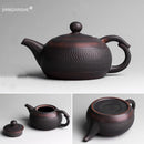 Théière kung fu artisanale en céramique petite capacité