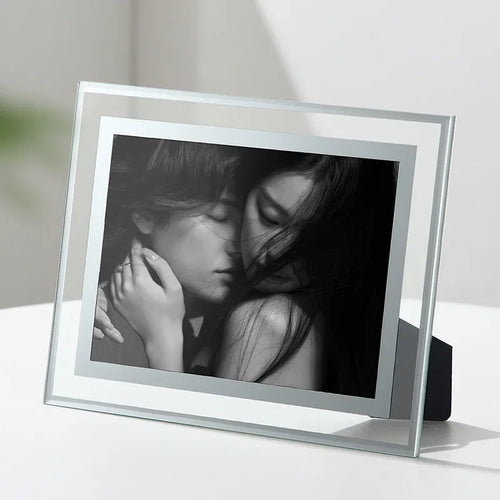 cadre photo en cristal pour portraits de famille et voyages - vue 4 sur 7
