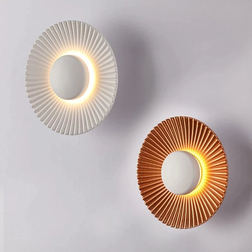 applique murale led moderne en forme de disque pour décoration intérieure - vue 3 sur 10