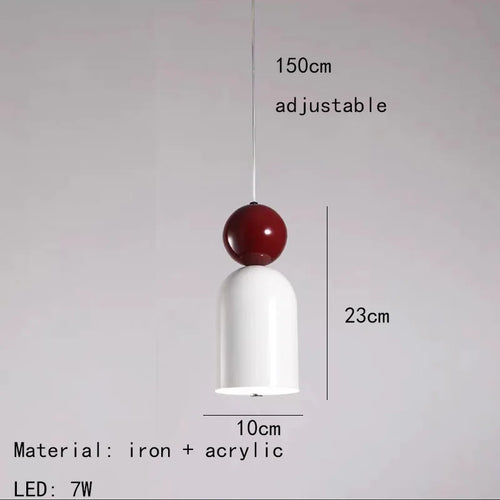 lustre moderne réglable cordon métallique pour intérieur design - vue 15 sur 24