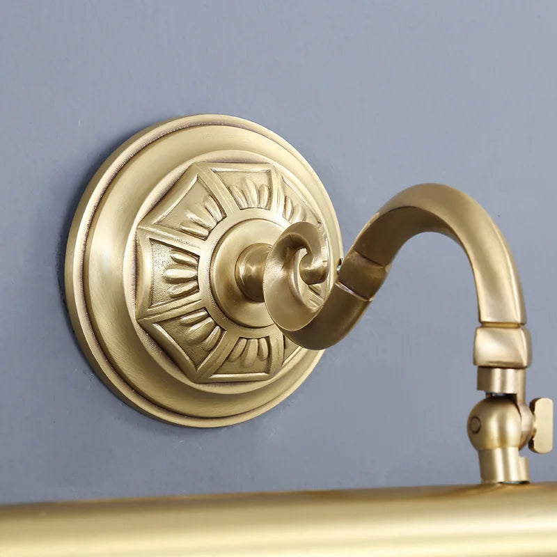 style chinois doré miroir lumières phare étanche rétro - vue 4 sur 8