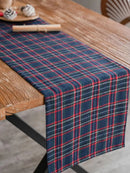Chemin de table quadrillage tissé décoration fêtes mariage