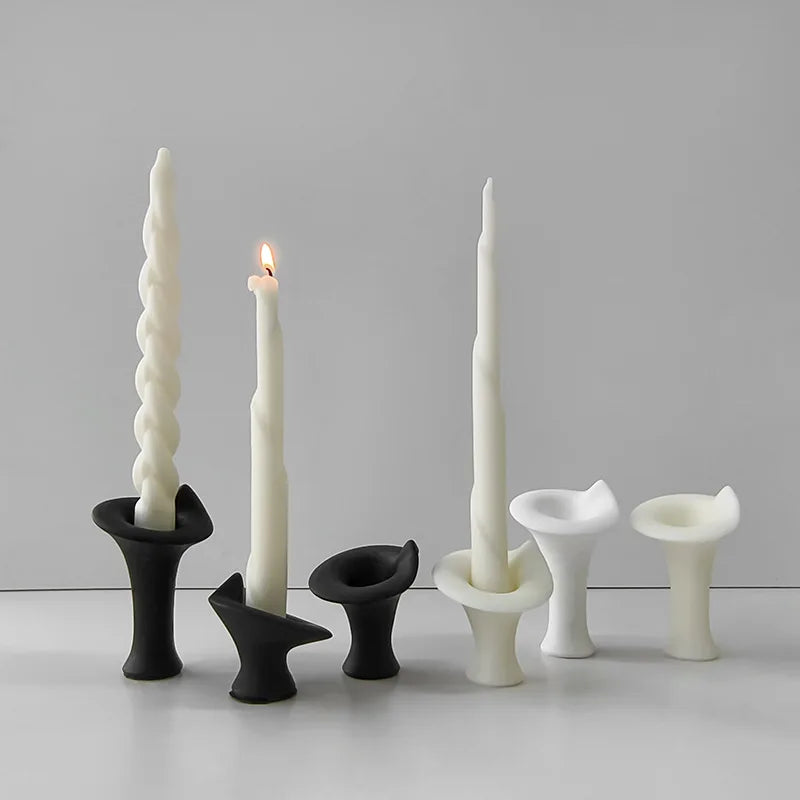moule en silicone pour chandelier d'aromathérapie décoratif à faire soi-même - vue 1 sur 9