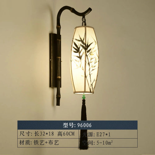 applique murale led style chinoiserie pour hôtel et salon de thé - vue 9 sur 9