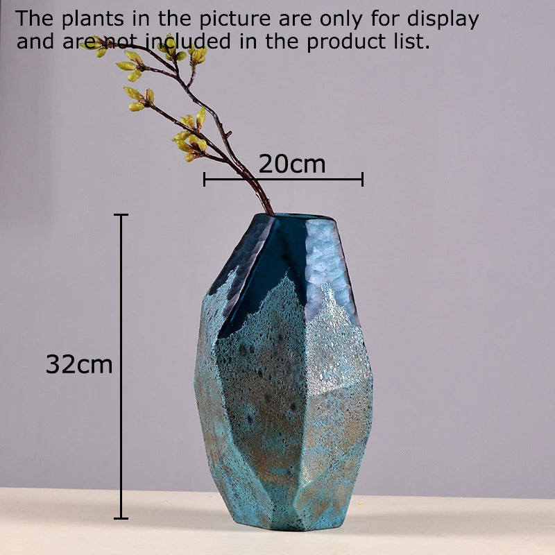 vase en verre géométrique pour décoration moderne et esthétique - vue 9 sur 9