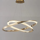 lustre circulaire à led moderne pour décoration intérieure